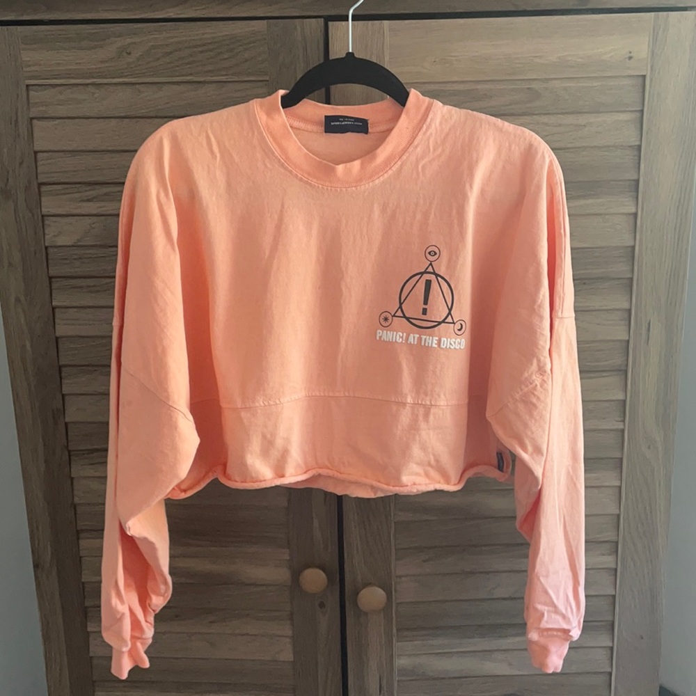 Panic at the disco cropped tee high hopes tour